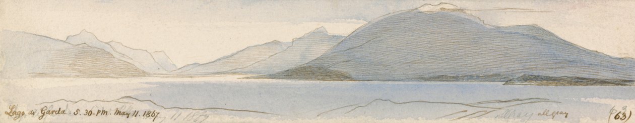 Gardasee von Edward Lear