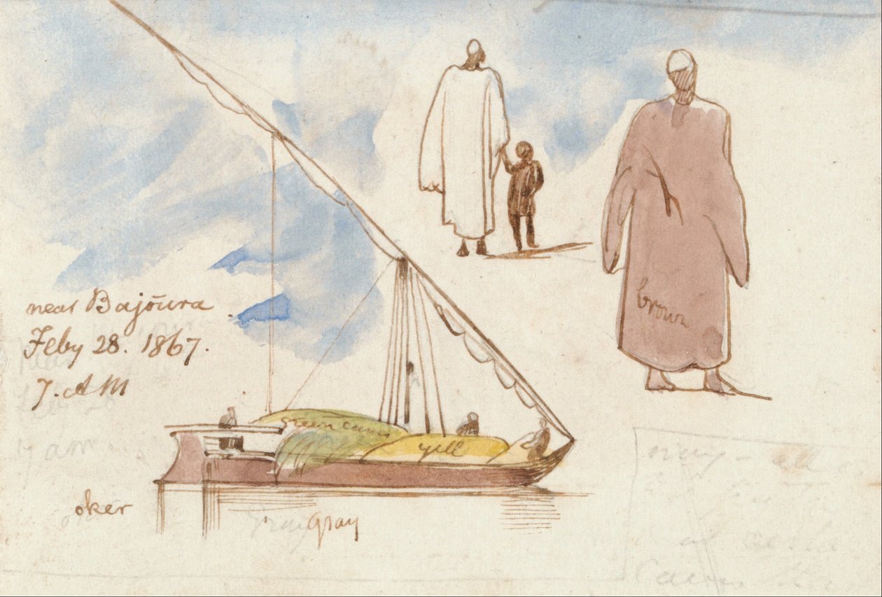 In der Nähe von Bajoura von Edward Lear