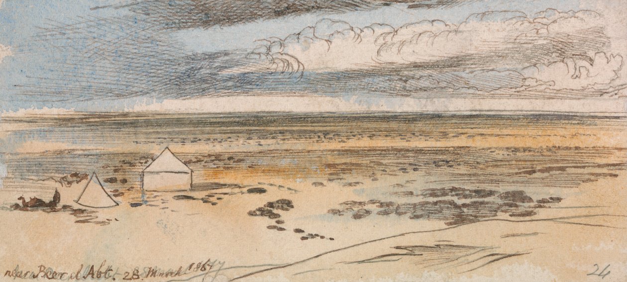 In der Nähe von Beer El Abt von Edward Lear