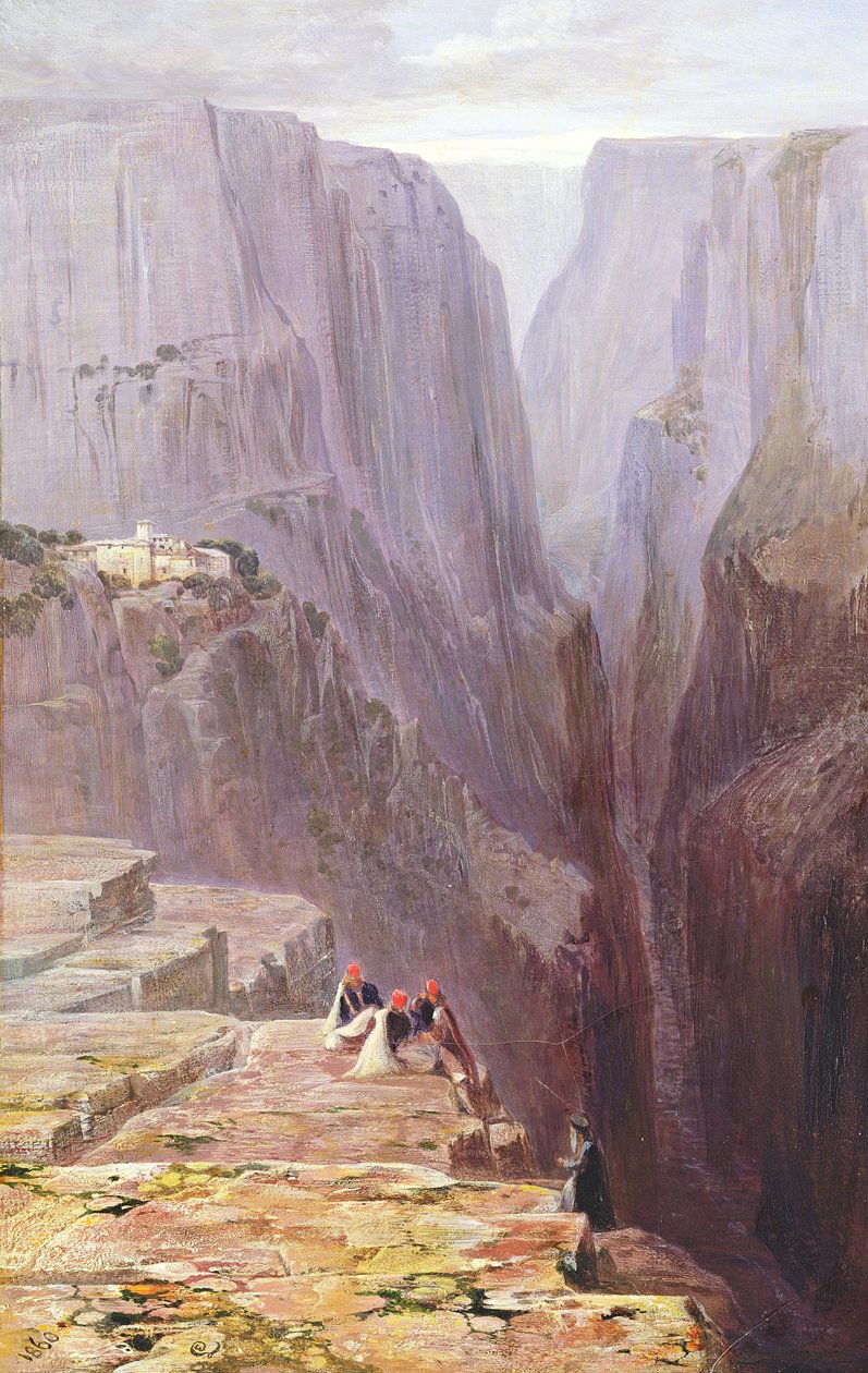 Zagori, Griechenland, 1860 von Edward Lear