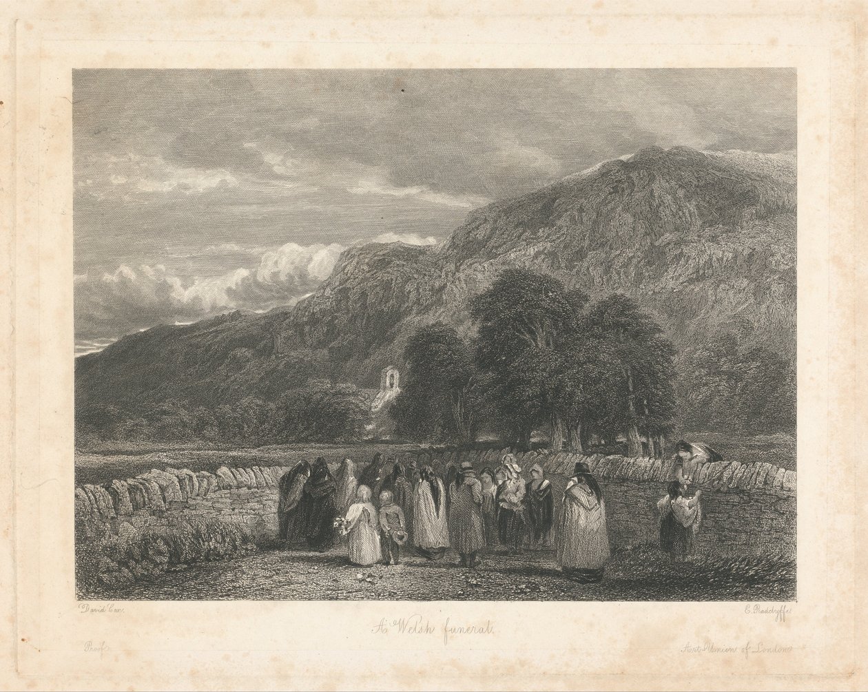 Eine walisische Beerdigung von Edward Radclyffe