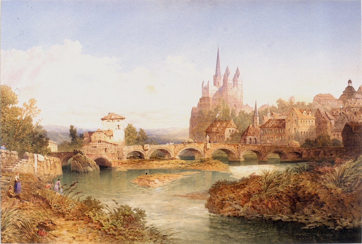Limburg mit der Kathedrale St. Georg von Edward Richardson