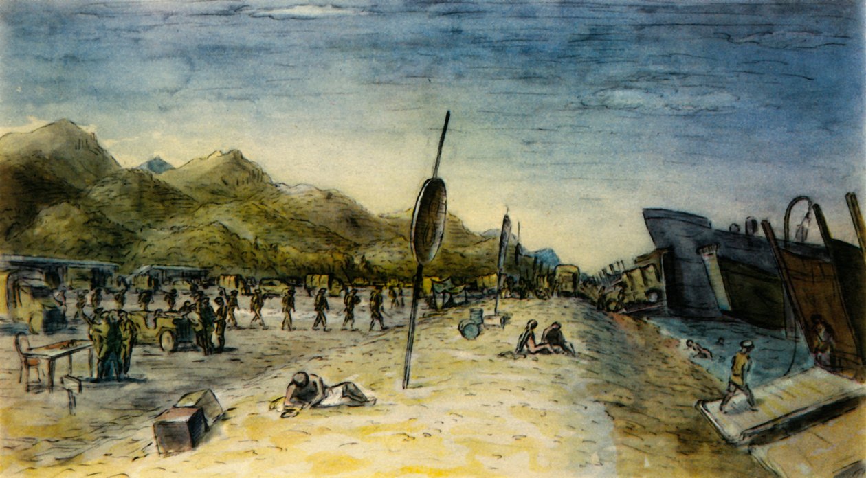 Die Invasion Italiens von Edward Ardizzone