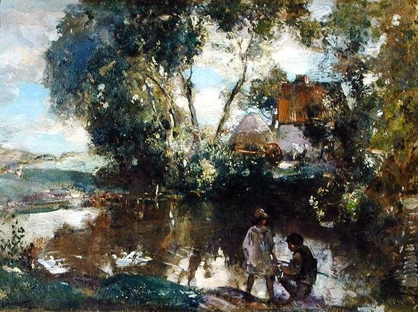 Der Pool von Edward Arthur Walton