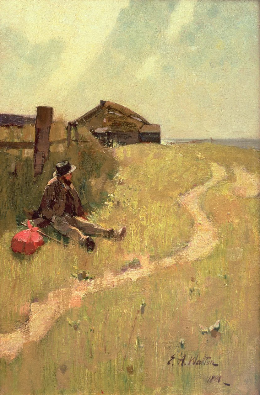 Der Wanderer, 1881 von Edward Arthur Walton