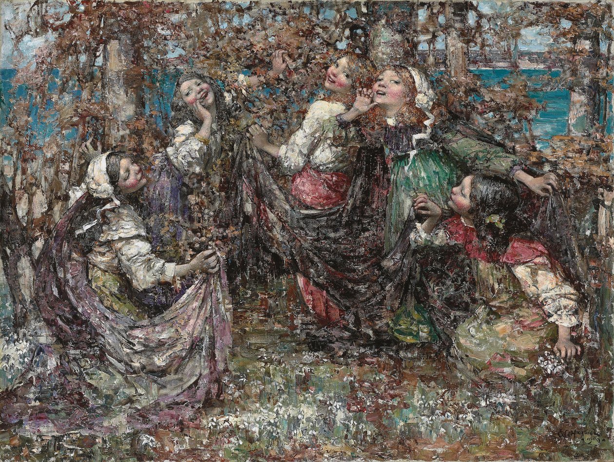 Ring-a-Ring-a-Roses von Edward Atkinson Hornel