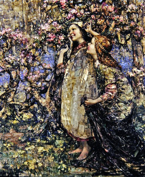 Frühlingszeit von Edward Atkinson Hornel