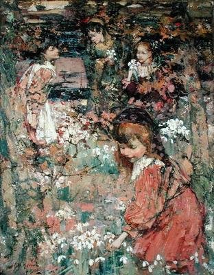 Frühlings Erwachen von Edward Atkinson Hornel
