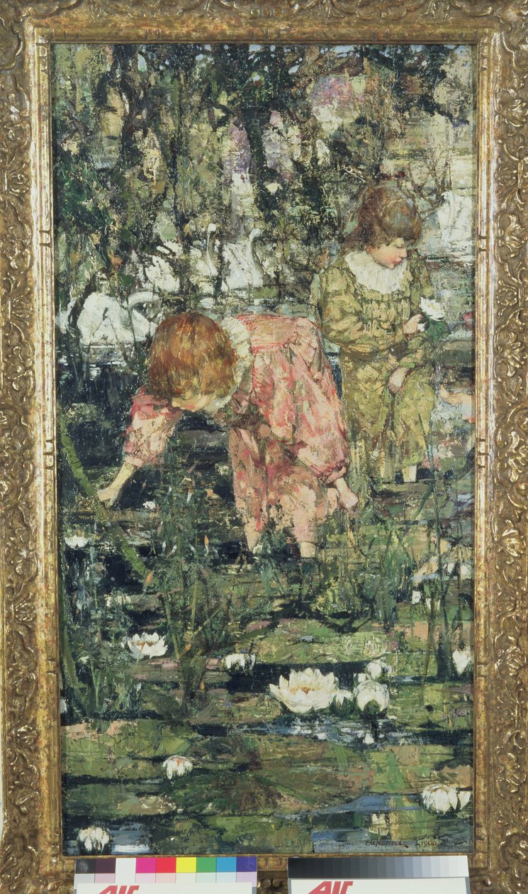 Der Seerosenteich von Edward Atkinson Hornel