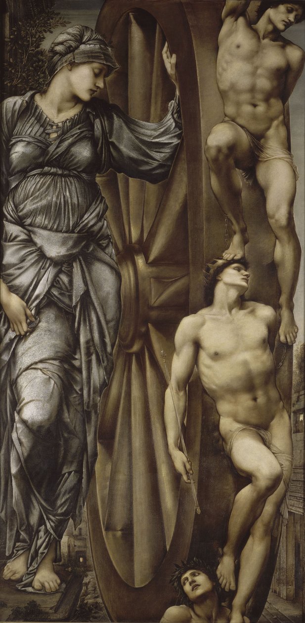 Das Rad des Schicksals von Edward Burne Jones