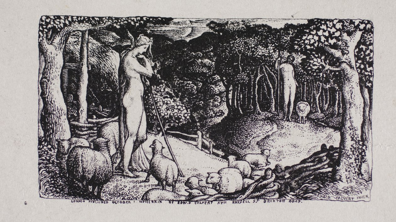 Ideales Hirtenleben von Edward Calvert