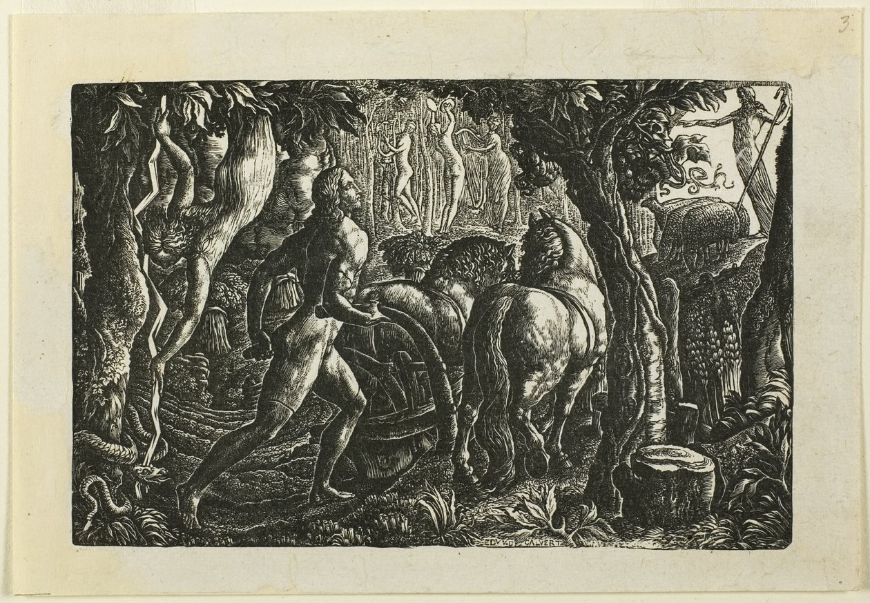 Der Pflüger von Edward Calvert