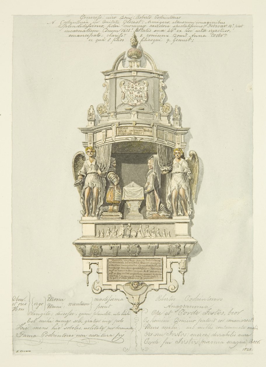 Denkmal für Robert Codrington von Edward Cashin
