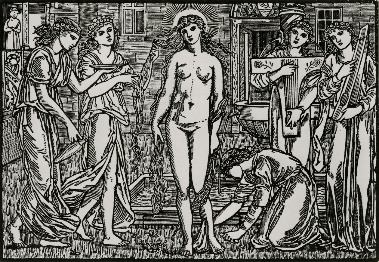 Der Hof der Venus von Edward Coley (after) Burne Jones
