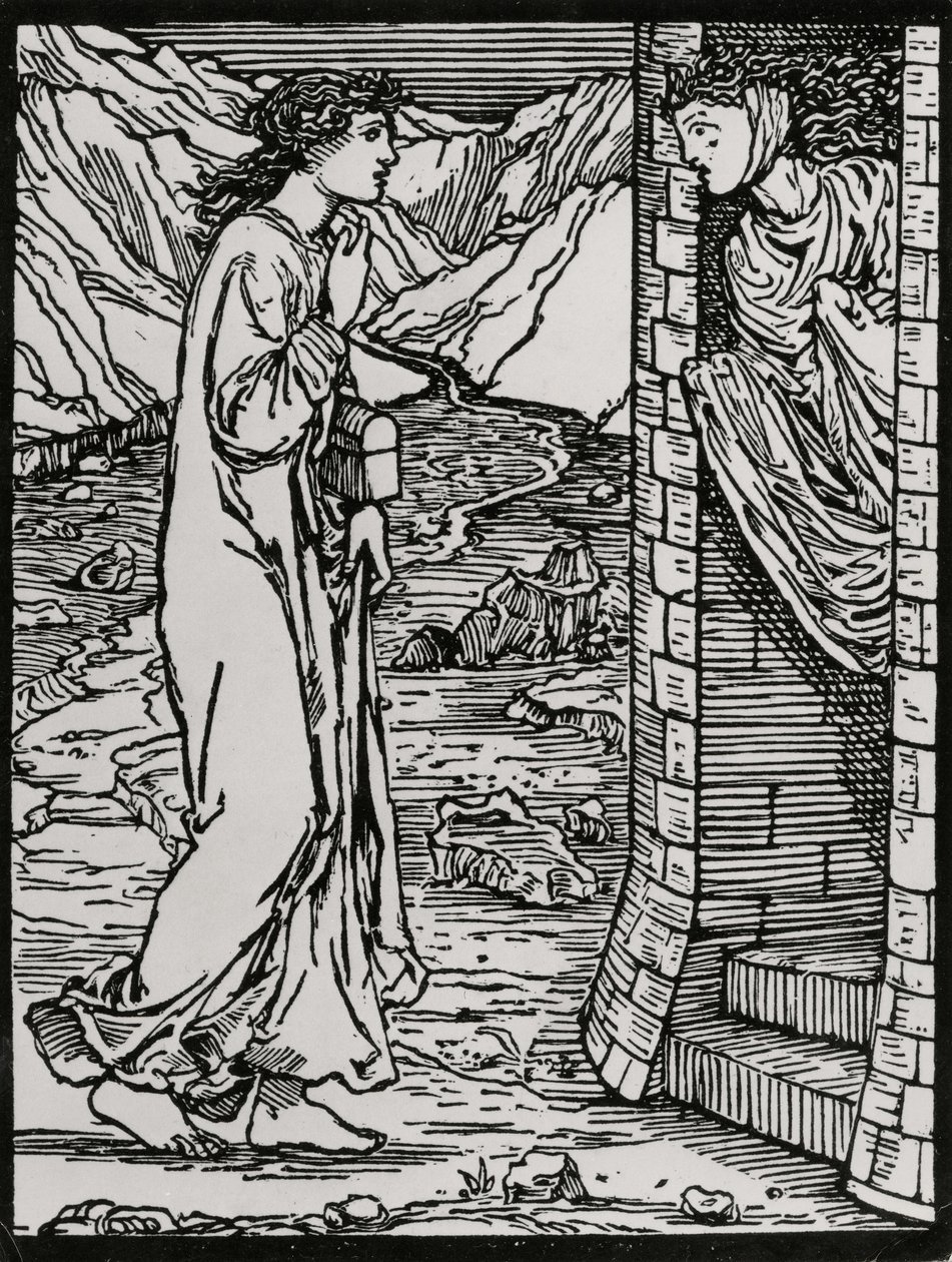Der sprechende Turm von Edward Coley (after) Burne Jones