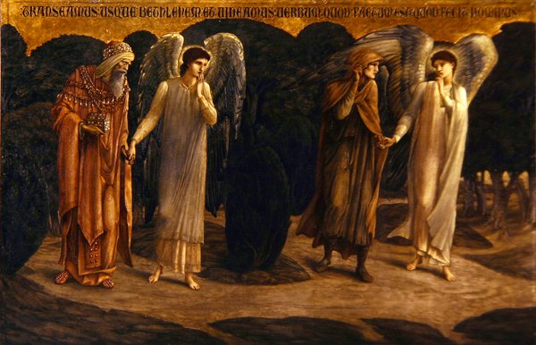 Der König und der Hirte von Edward Coley Burne Jones