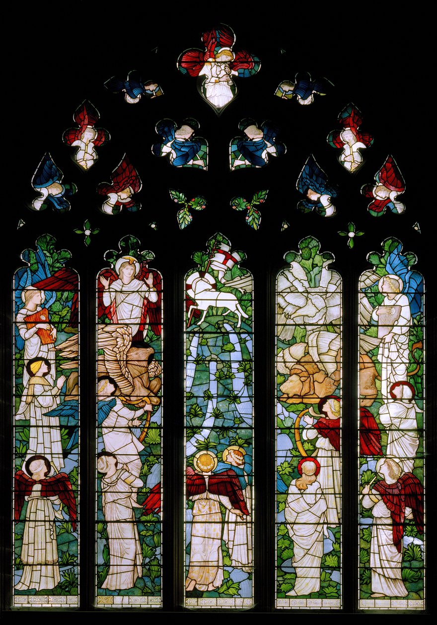 Flüsse des Paradieses, 1875 von Edward Burne Jones