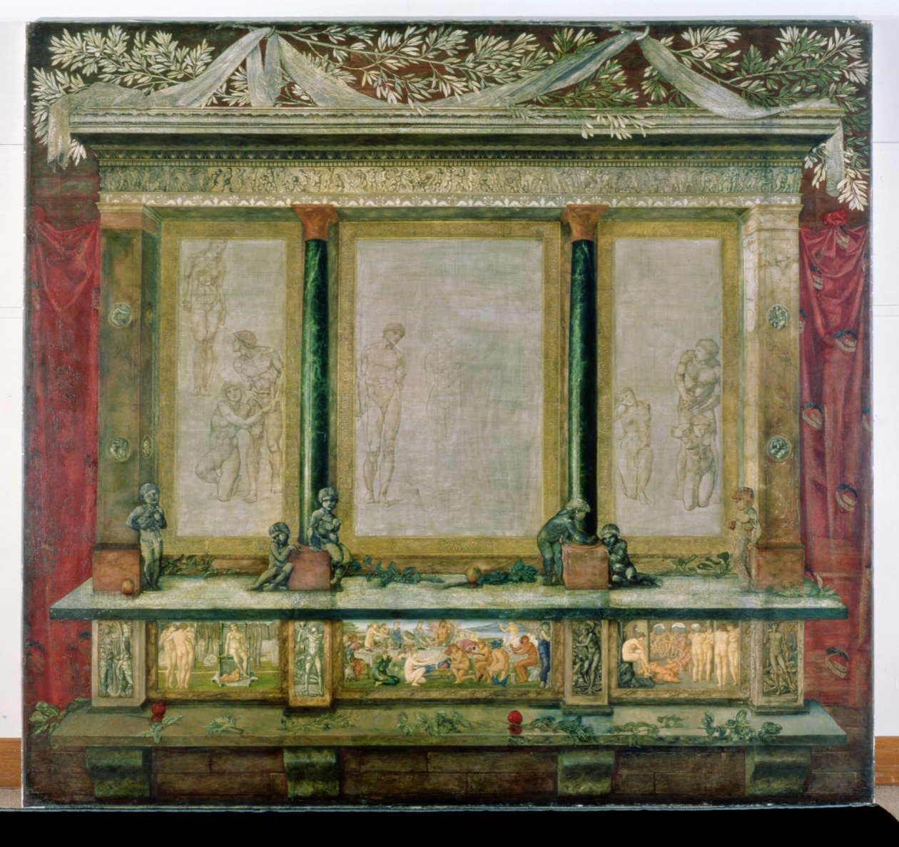 Troja-Triptychon von Edward Burne Jones