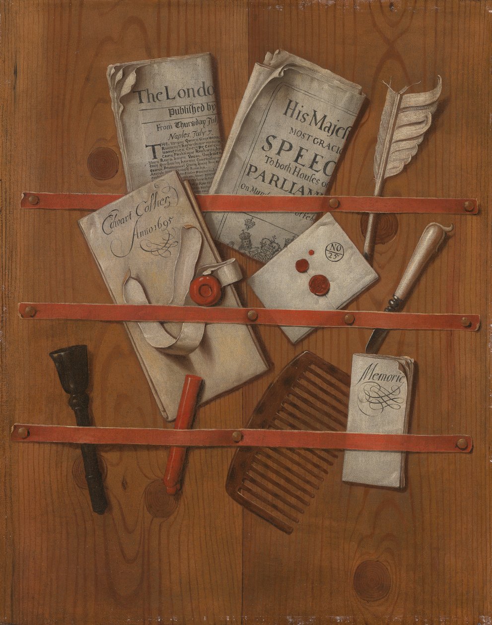 Ein Briefständer von Edward Collier
