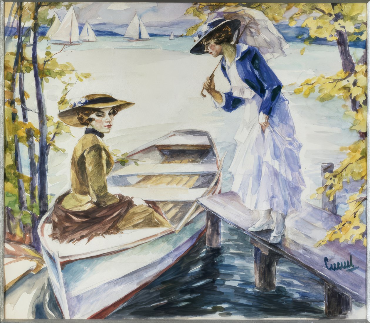 Am Steg von Edward Cucuel