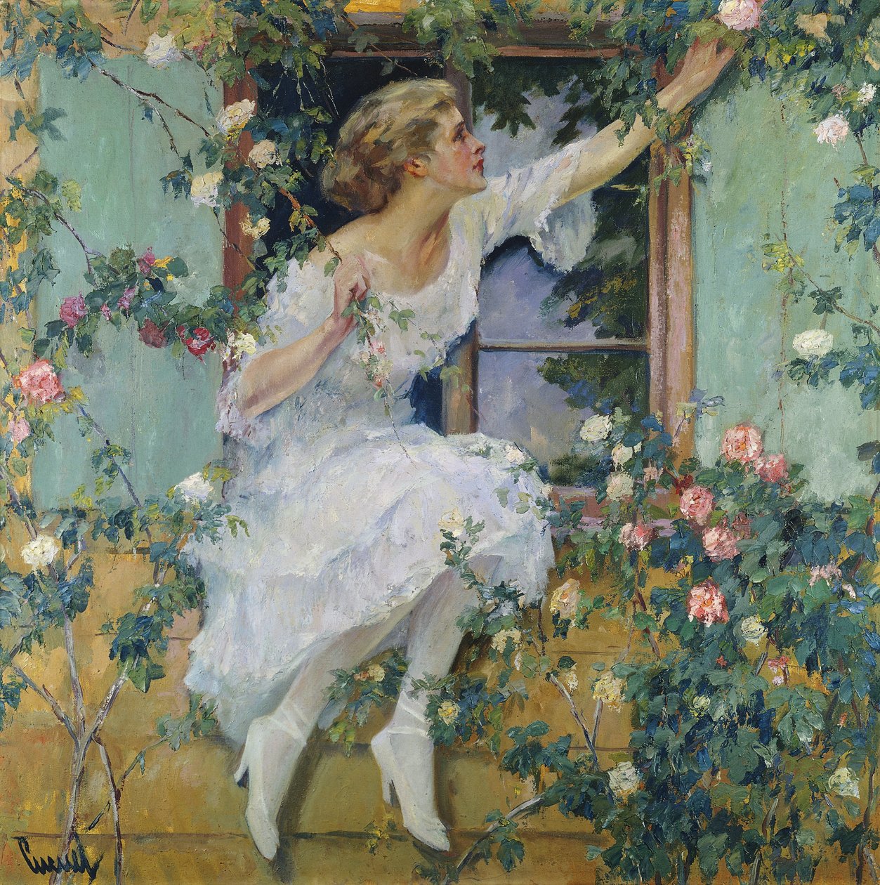Wilde Rosen von Edward Cucuel