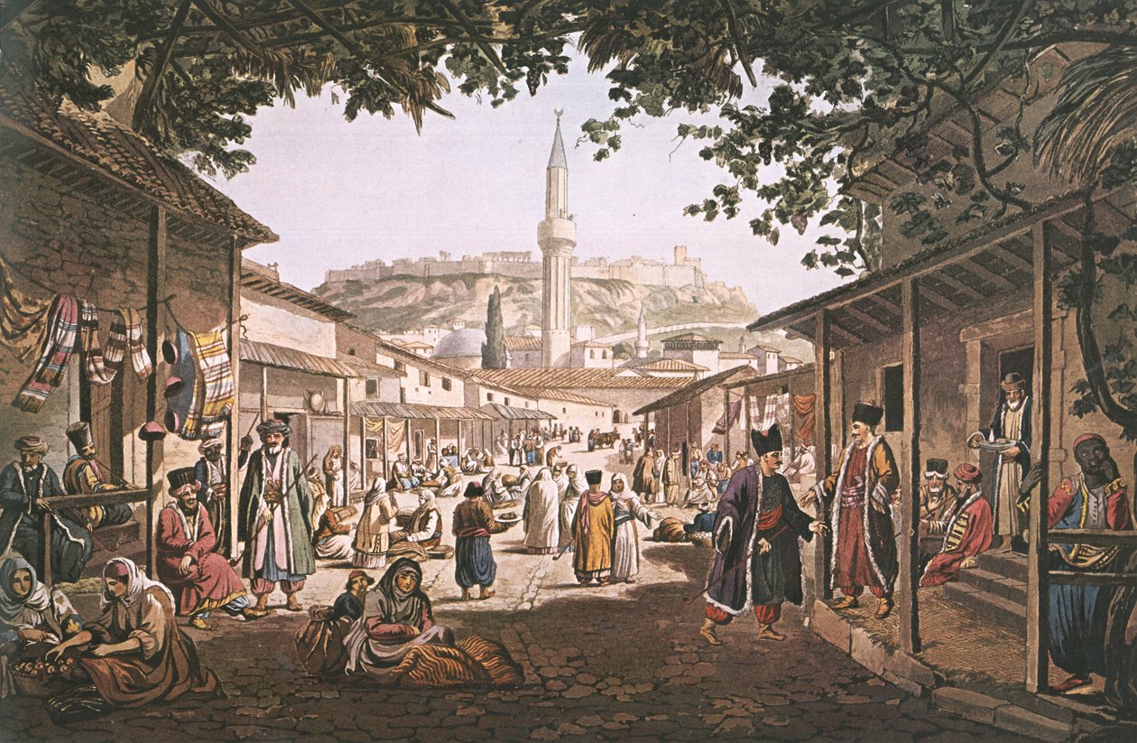 Το παζάρι των Αθηνών von Edward Dodwell