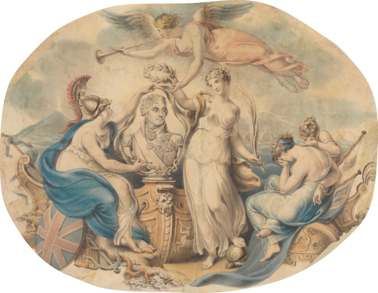 Hommage an Nelson von Edward Francis Burney