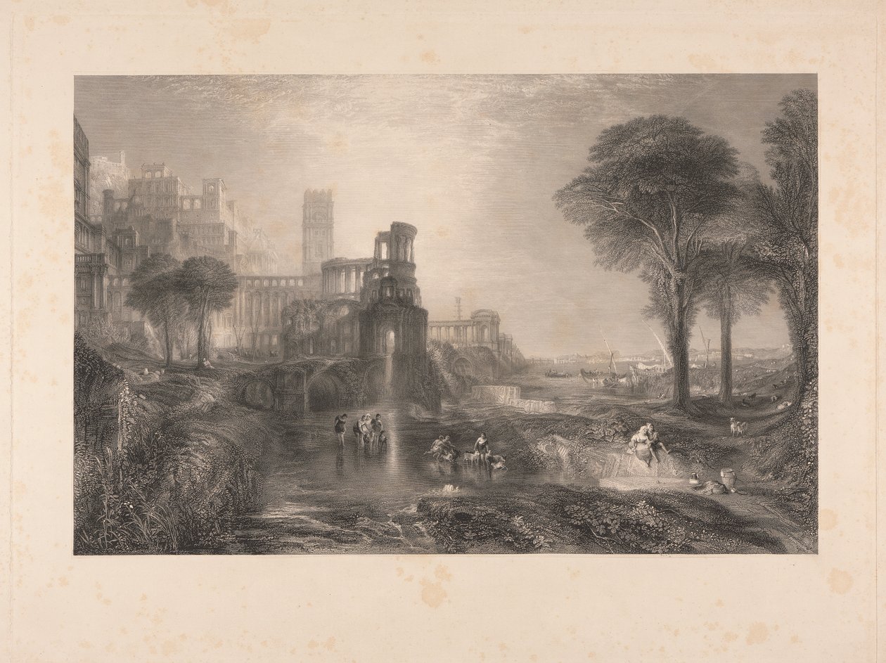 Caligulas Palast und Brücke von Edward Goodall