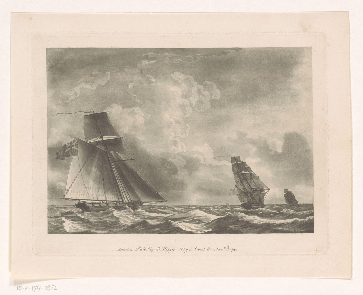 Britische Flotte auf See (Seelandschaften) von Edward Hedges