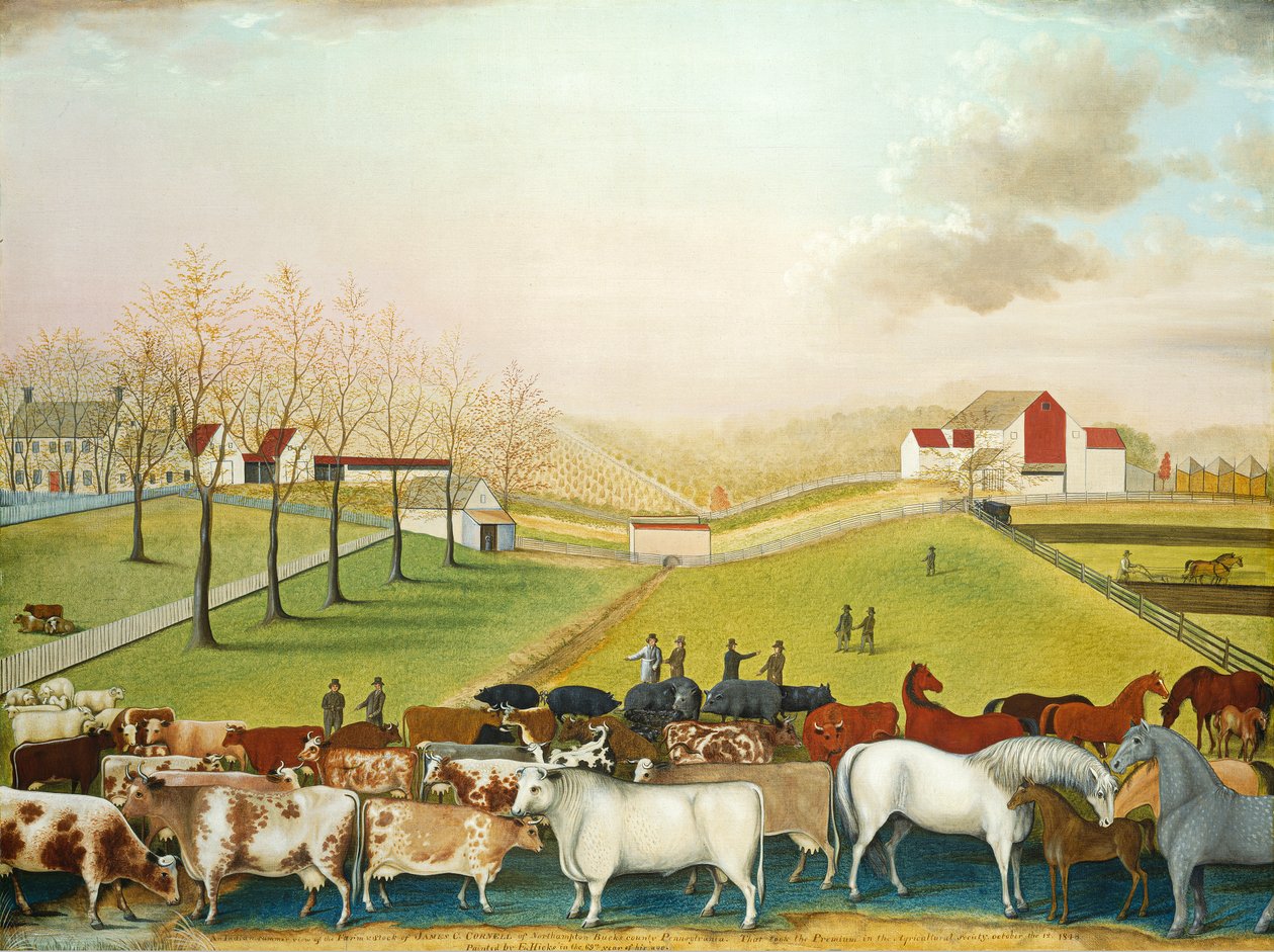 Die Cornell-Farm von Edward Hicks