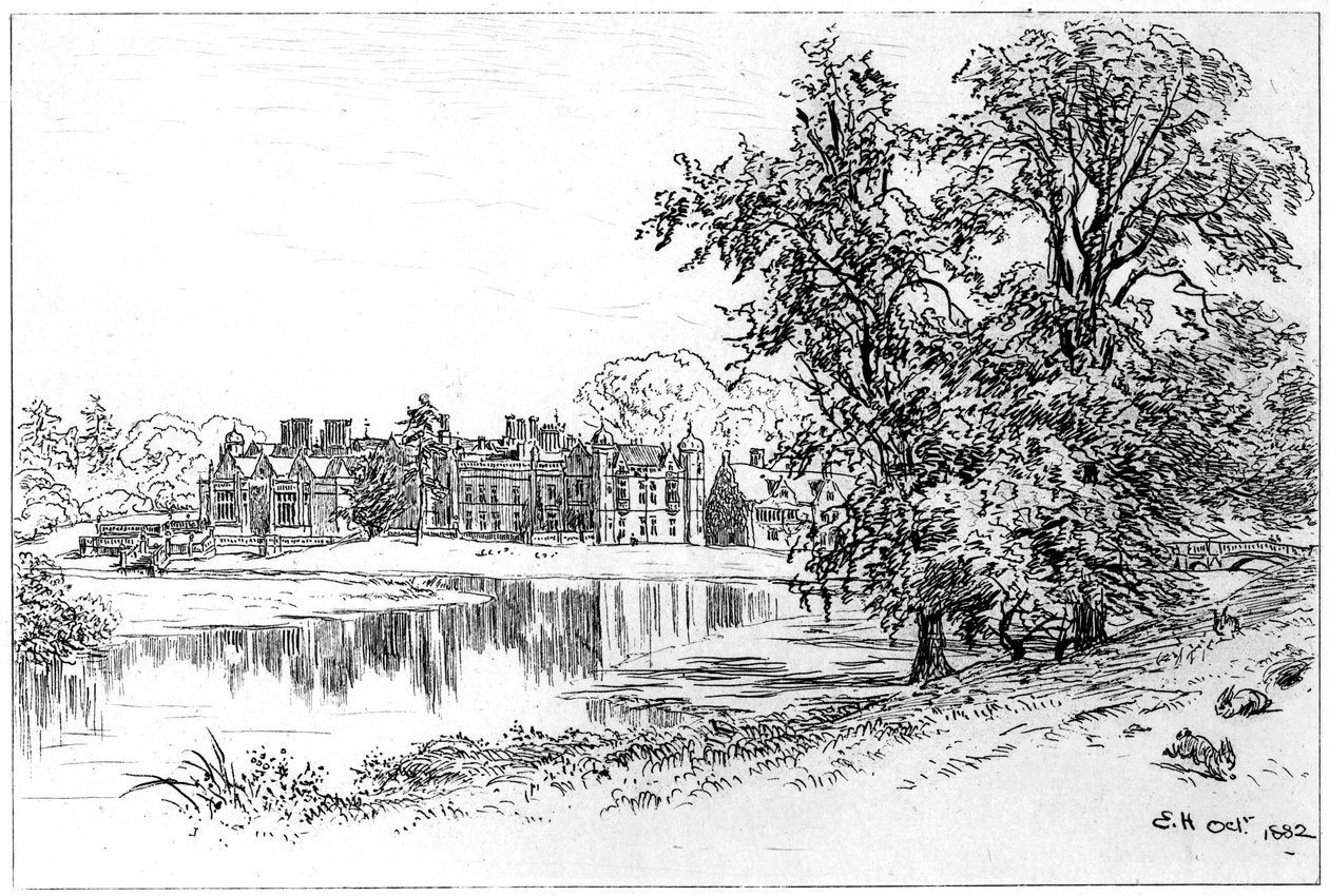 Charlecote Park, Warwickshire, 1885 von Edward Hull