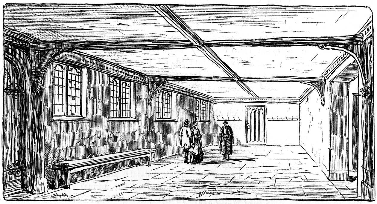 Das Guildhall, Stratford-upon-Avon, Warwickshire, 1885 von Edward Hull