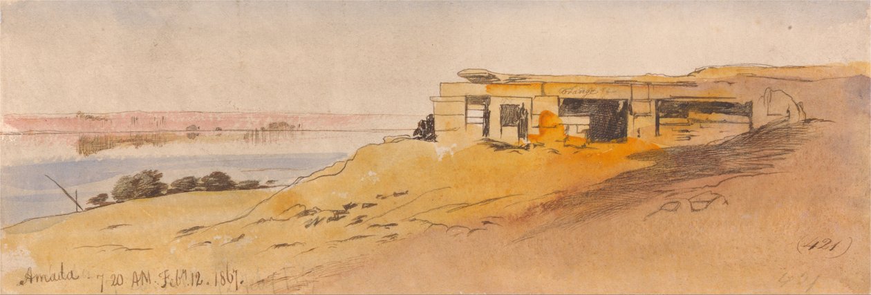 Amada, 7:20 Uhr, 12. Februar 1867 von Edward Lear