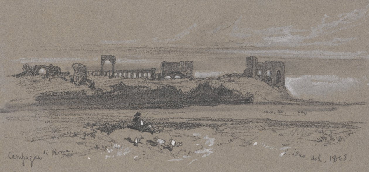 Campagna di Roma von Edward Lear