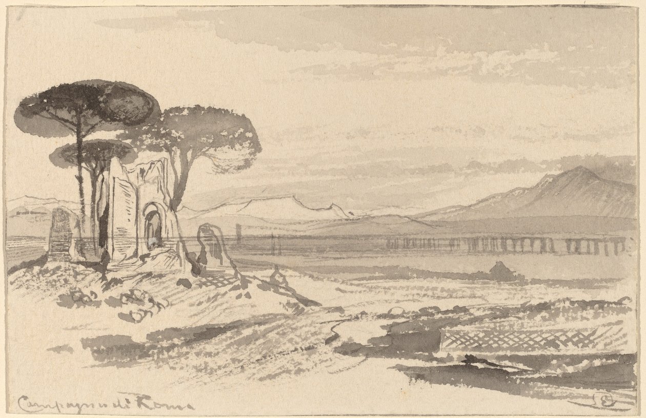 Campagna di Roma, 1884-1885 von Edward Lear