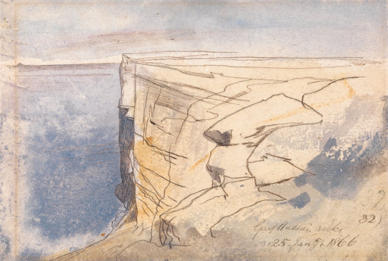 Garf Hassai, Malta von Edward Lear