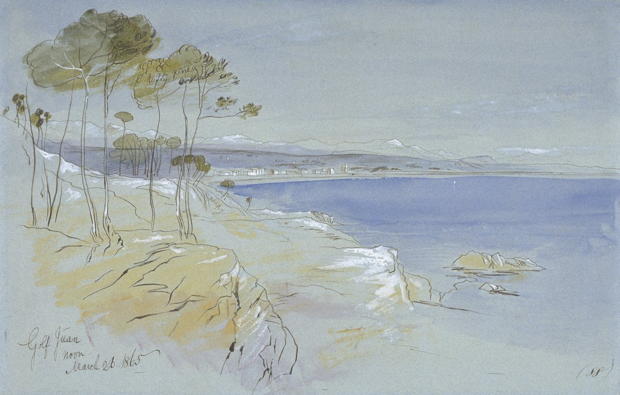 Golf Juan, Mittag von Edward Lear