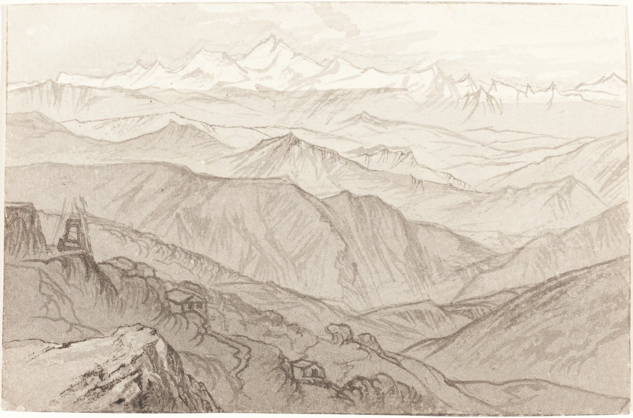 Mount Kinchinjunga All Things Fair von Edward Lear