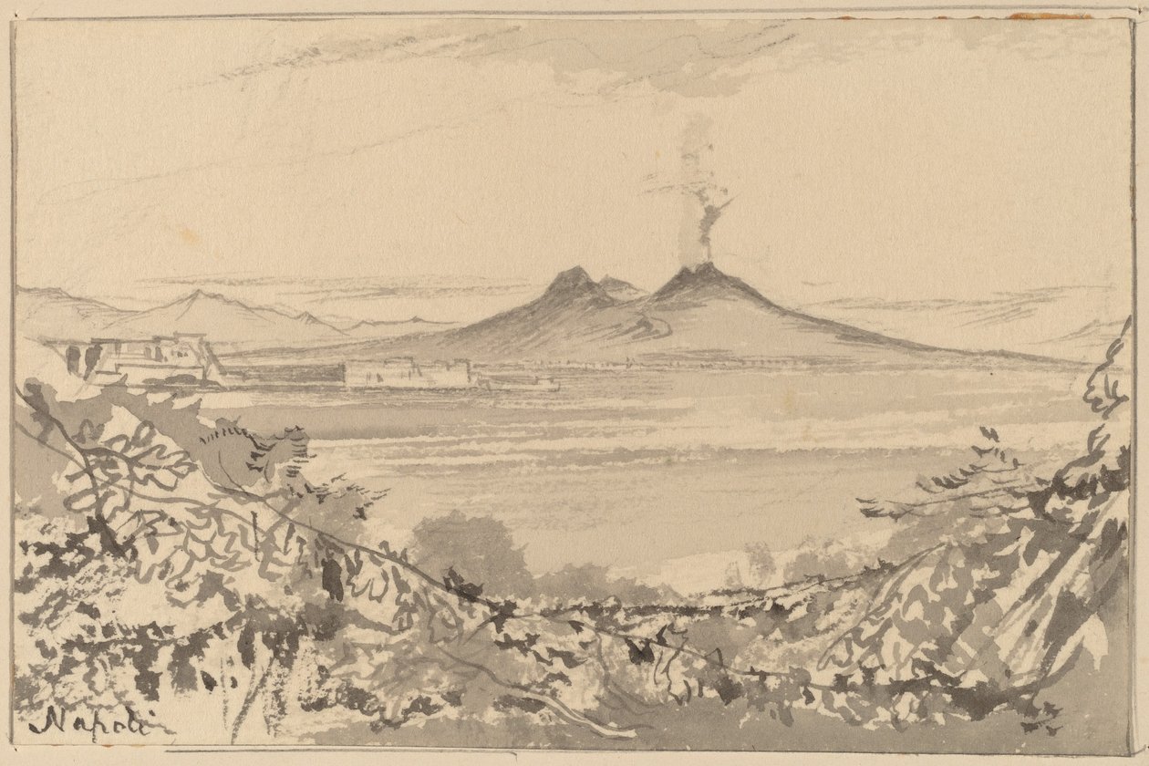 Neapel, 1884-1885 von Edward Lear