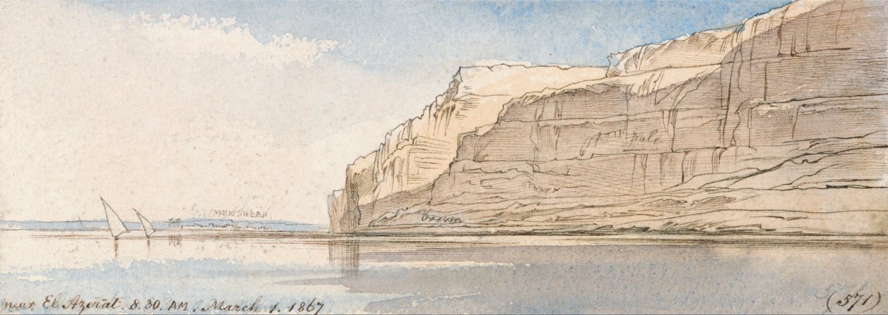 In der Nähe von El Azerat von Edward Lear
