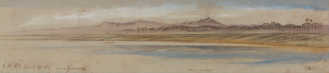 In der Nähe von Gamille von Edward Lear