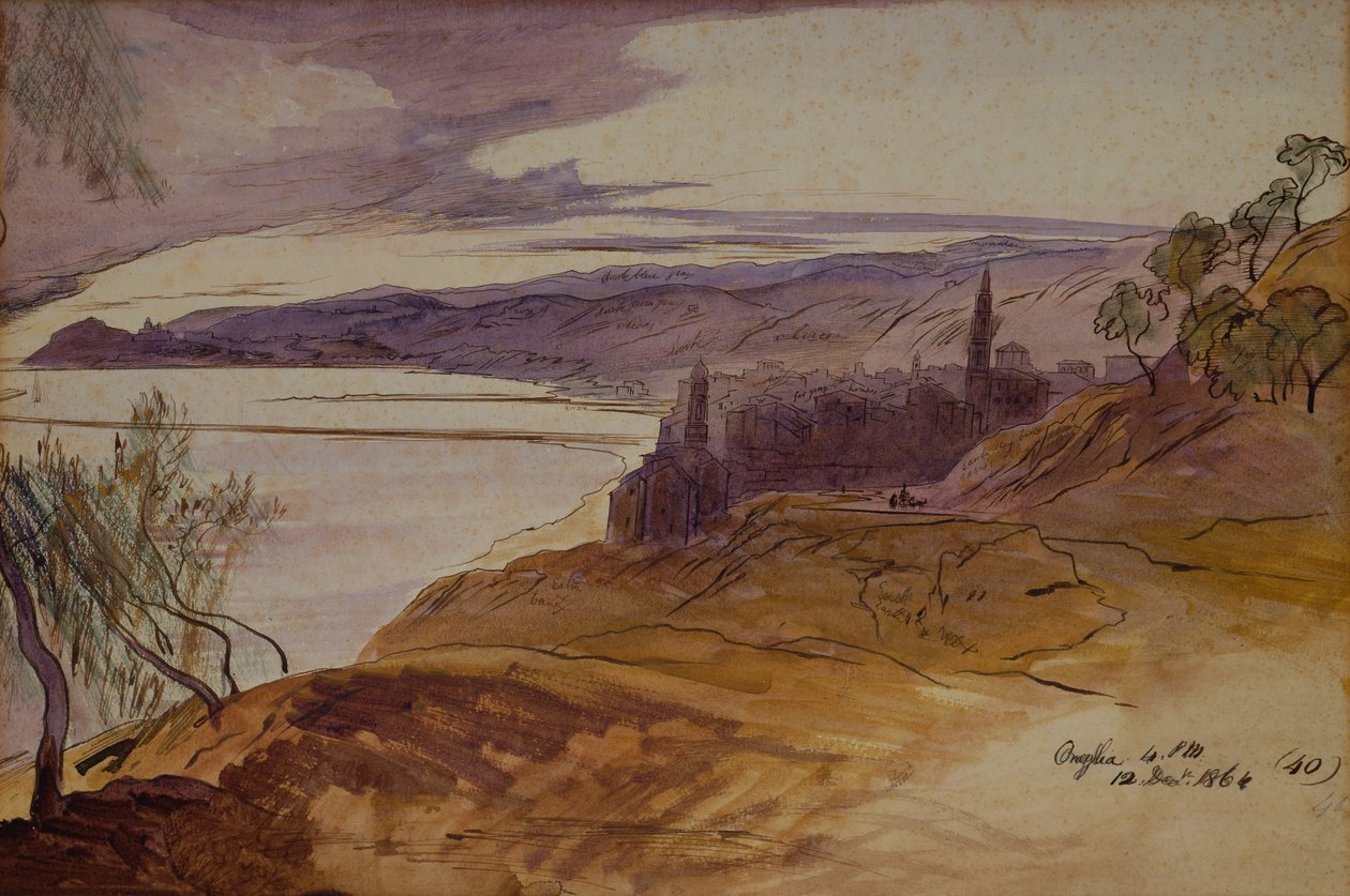 Oneglia von Edward Lear