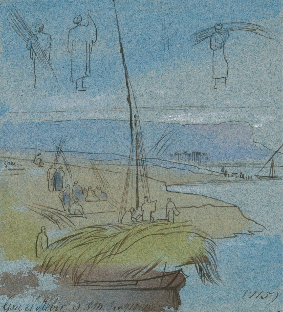 Qaw el Kebir von Edward Lear