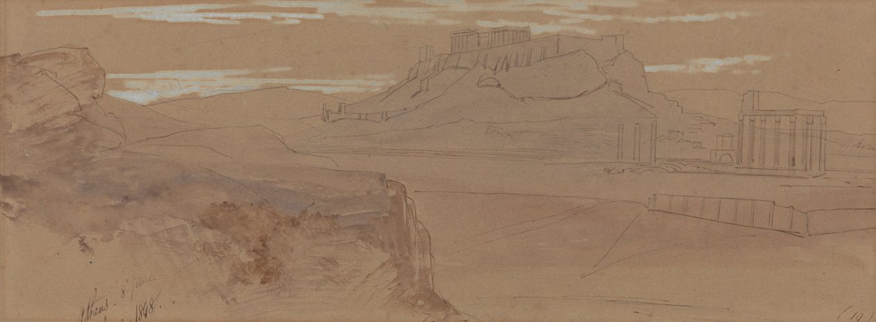Skizzen von Athen von Edward Lear