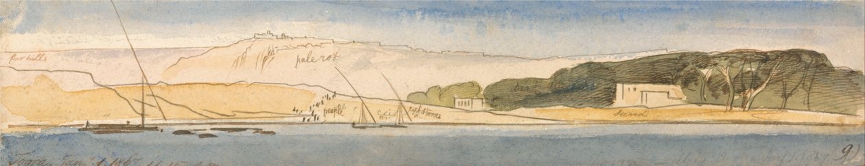 Toara, 11:15 Uhr, 1. Januar 1867 von Edward Lear