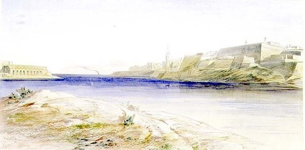 Valletta, Malta von Edward Lear
