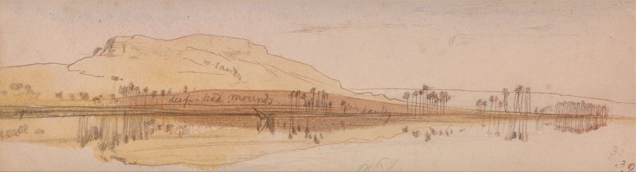 Blick auf den Nil von Edward Lear