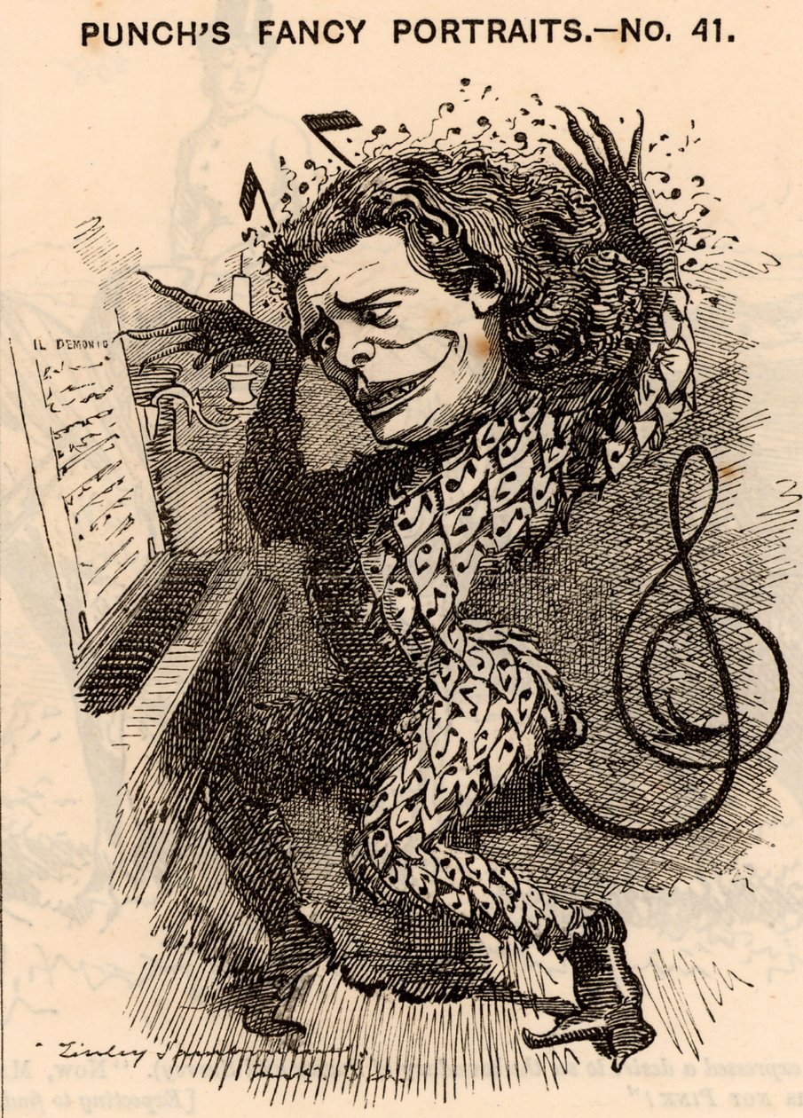 Anton Rubenstein (1829-1894) von Edward Linley Sambourne