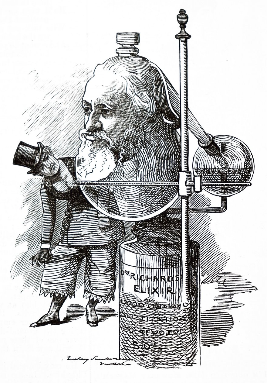 Benjamin Ward Richardson von Edward Linley Sambourne