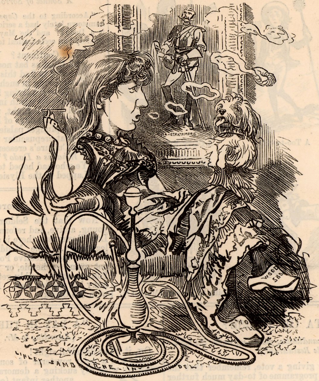 Ouida (1839-1908) von Edward Linley Sambourne